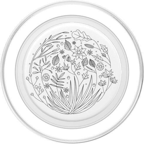 Floral Flowers Design PopSockets MagSafe PopGrip for iPhone