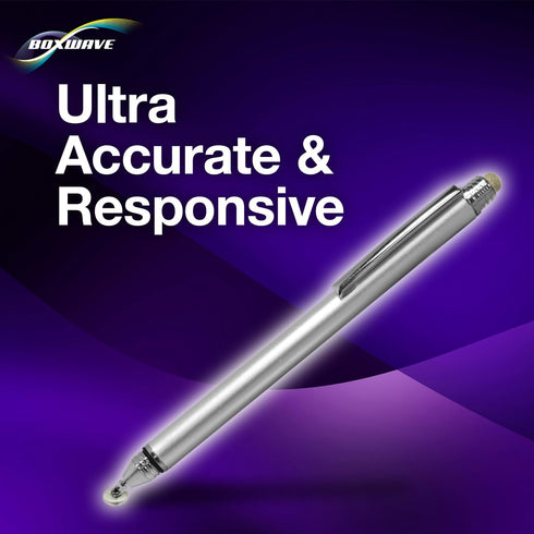 BoxWave (11.6 Stylus Pen Compatible with Simbans PicassoTab XL in) - DualTip Capacitive Stylus, Fiber Tip Disc Tip