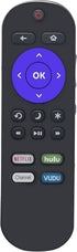 Remote Compatible with All Hisense Roku TV, Universal Smart Built-in Roku Remote Control with Netflix, Hulu