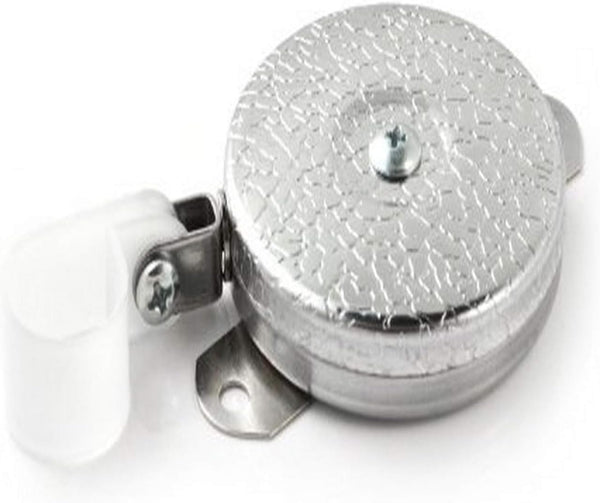 KEY-BAK Industrial Retractable Reel with 48" Stainless Steel Cable, Chrome Front