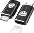 MoKo Lightning Female to USB C Male Adapter 2Pack, Lightning USB C Adaptor for iPhone 15/16 Pro/Max, Galaxy S24
