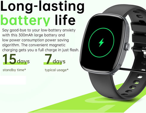 Smart Watch for Women Men - 1.83" Fitness Activity Trackers - Answer/Make Calls - Heart Rate Sleep Tracker, Compatible
