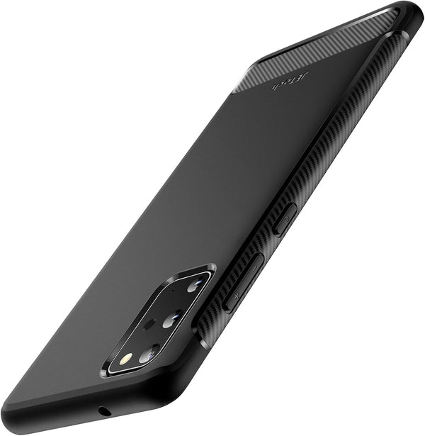 JETech Slim Fit Case for Samsung Galaxy S20 5G, TPU Material, Thin Phone Cover with Shock-Absorption (Black)