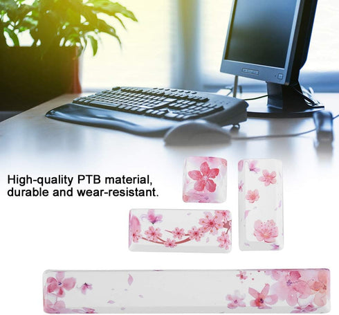 Mechanical Keyboard Keycap, DIY Pattern Keycaps for Space Key, ESC Key, Enter Key, Numpad Enter Keycap (4PCS)