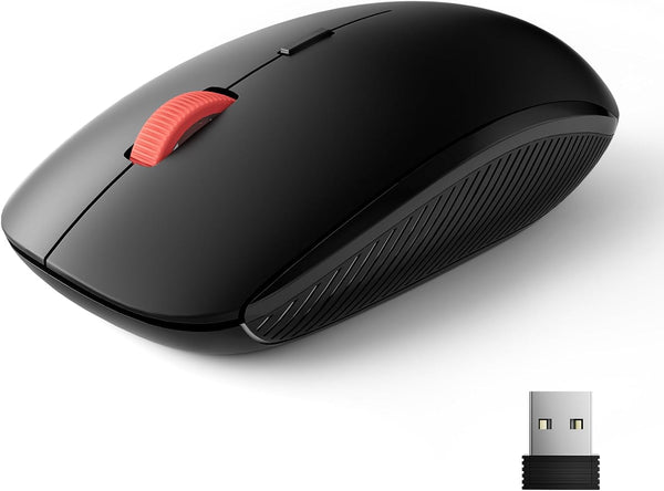wegear Wireless Mouse, 2.4G Slim Mini Cordless Computer Mouse, Ergonomic Grips, 5-Level Adjustable