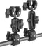 Super Clamp Double Camera Clamp, 7.28"/18.5cm & 8.86"/22.5cm Double Super Clamp Magic Arm, Motorcycle Bike Handlebar