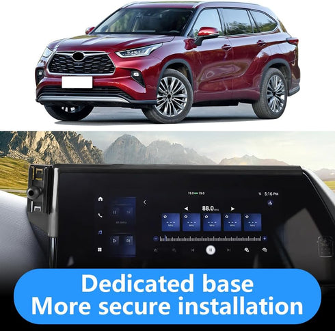 LUNQIN 2020 2021 2022 2023 2024 2025 2026 12.3 inch Car Phone Holder for Toyota Highlander Limited Platinum [ Touch