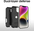 OtterBox 14 13 Commuter iPhone & iPhone Series Case - BLACK , Slim & Tough, Pocket-Friendly, with Port Protection