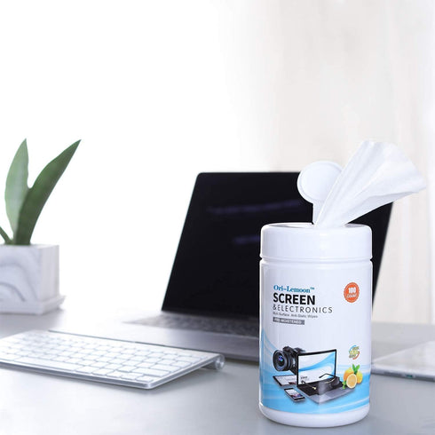 Monitor Wipes, Pre-Moistened Cleaning Wipes for Electronics, Computer Monitor, Eyeglasses, Tablets, Laptop, Screen