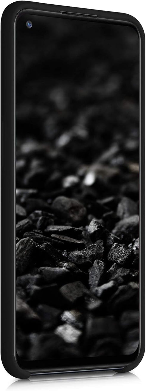 kwmobile Case Compatible with OnePlus Nord N100 Case - TPU Silicone Phone Cover with Soft Finish - Black