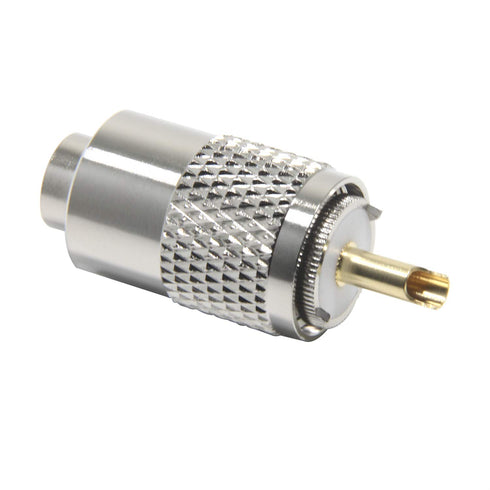 PL259 Coax Connectors, 5 Pack PL-259 UHF Male Solder Connectors with UG-175 Reducer for RG-58, RG-213