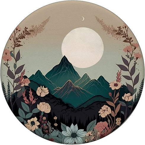 Boho Chic Floral Wreath PopSockets Standard - Forest Nature Mountain Cute