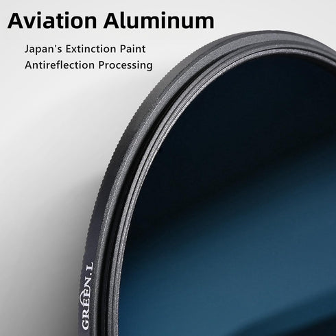 49mm Slim ND100000 Filter, 16.6-Stop Fixed Neutral Density ND Filter for Camera Lens