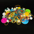 URIMPAVIDO 151PCS Set (151) Belt Pulley Plastic Belt Pulley with Rubber Band for RC Car Truck Robot DIY Model Toy