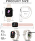 Smart Watch for Women, 1.85 Touch Screen Fitness Tracker with Bluetooth Call, Sleep Monitor, 20 Sport Modes