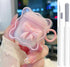 Cute AirPods 2/1 Generation Clear Case, Kawaii 3D Bow Design Soft TPU Protective Cover with Cleaner Kit & Keychain -
