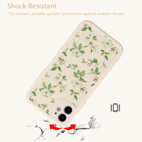 ZTOFERA Compatible with iPhone 11 Case - Floral Flower Pattern Design Silicone Slim Shockproof TPU Protective Bumper