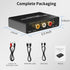 Tihokile 192KHz PS3 PS4 SPDIF/Optical/RCA/3.5mm HDMI ARC Audio Extractor, DAC Audio Converter, Digital to Analog