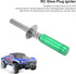 RC Glow Plug Starter Kit with Hot Spark Igniter for Model Cars Boats Ships RC Engine Glow Plug Aluminum Alloy Glow