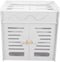 White PVC Router Storage Box: Cable Organizer Modem Cover Decorative Box for Home and Office Router Storage Rack