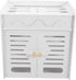 White PVC Router Storage Box: Cable Organizer Modem Cover Decorative Box for Home and Office Router Storage Rack