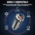 USB C 60W Car Charger Fast Charge, 30W PD & 30W QC3.0 with Metal Body, Universal for iPhone 13/13 Pro/12/12 Pro