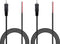 Pixelman 18AWG 6.5ft Heavy Gauge Speaker Wire RCA Adapter Plug to Bare Wire, 2 Pcs
