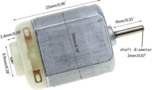 XEGZLH 1V-6V 130 Small Motor Highly Speed Electric Hobbies Motor for Toy Four-Wheel Drives Car Boats Engine Model