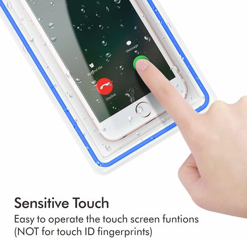 Universal Waterproof Phone Pouch, 4-Pack IPX8 Lanyard Case for iPhone 15 14 13 12 11 Pro Max, Galaxy S23 S22 S21