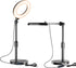 Mionondi Portable Travel Ring Light for Laptop Zoom Video Conference, 5'' Bright Circle