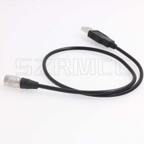 SZRMCC 4 F4 F8 633 644 688 (1m) USB to Hirose pin Male Power Cable for Zoom Sound Devices Recorders
