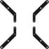 Mount-It! VESA Mount Adapter Kit | TV Wall Mount Bracket Adapter Converts