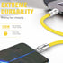 USB C to USB C Silicone Cable 1.6FT, Ultra Flexible Type C 100W Fast Charging for Phones, Tablets, Laptops