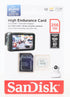 SanDisk 256GB High Endurance Video microSDXC Card with Adapter for Dash Cam and Home Monitoring Systems