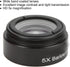 Extra Objective Lens, Clear Optical Glass 5X Microscope Camera Lens for Astronomy Lovers