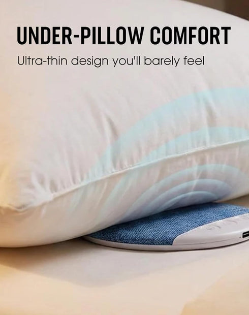 hunsee (1pc) Sleep Speaker Under Pillow, Bone Conduction Under Pillow Speaker with Bone-Acoustic Fabric Diffusion