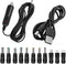 Craedli 12V Car Charger with 5V DC Power Cable, DC 5.5x2.1mm Cigarette Lighter