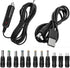 Craedli 12V Car Charger with 5V DC Power Cable, DC 5.5x2.1mm Cigarette Lighter