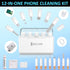 iPhone Cleaning Kit for Charging Port Cleaner, Multi-Tool iPhone Cleaner Repair Lightning Cables, Phone Cleaning Kit
