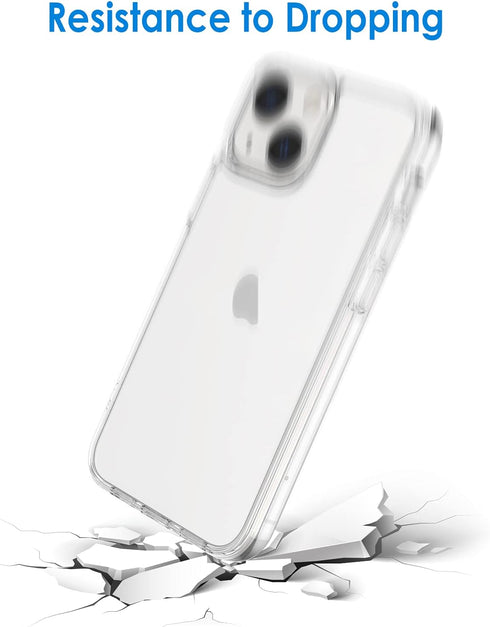 JETech 13 5.4-Inch, Case for iPhone Mini Non-Yellowing Shockproof Phone Bumper Cover, Anti-Scratch Clear Back (Clear)