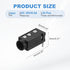 12Pcs 1/8" 3.5mm 4 PJ-320A MP3/MP4 uxcell Stereo Jack Socket, Pin PCB Mount Female Socket Headphone Audio Connector