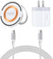 iPhone Magnetic Mag Wireless Charger Adapter - Car Fast Charging Compatible for iPhone 15 Plus/15
