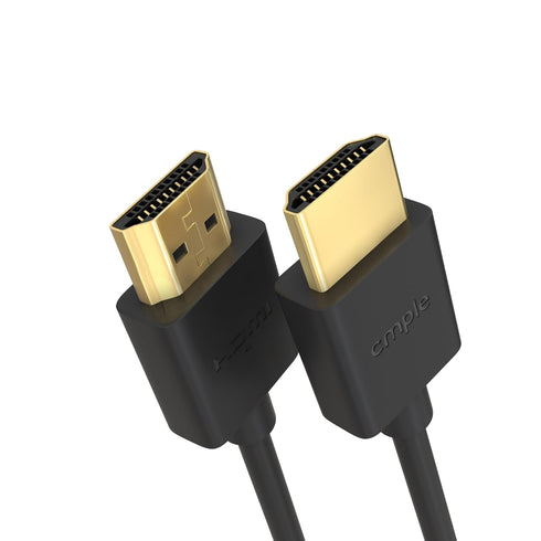 Cmple High Speed HDMI Cable, 15 ft, 4k@60Hz Ultra Thin HDMI 2.0, ARC, 3D, Flexible