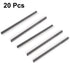 uxcell 20Pcs 2.54mm Pitch 40-Pin Double Row Straight Connector Pin Header Strip, 12mm Length for Prototype Shield