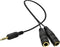 Headphone Splitter 3.5mm Aux, 2 Female to 1 Male Audio Y Splitter Stereo Dual Headphone Adapter for Laptops, PC