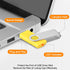 MECHEER 1GB 10 Pack, Bulk USB Flash Drive Thumb Drives Portable USB Storage Flash Drive Memory Stick Jump Drives Office