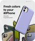 GOOSPERY Magnetic Door Bumper Case for iPhone 11, Card Holder Wallet, Protective Dual Layer, Purple
