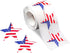 250 Patriotic American Flag Star Stickers for 4th of July, Memorial Day, Veteran's Day