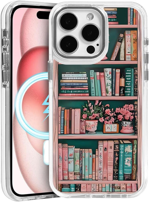 TnXee Case for iPhone 14 Pro Max,Compatible with MagSafe,Classic Clear Shockproof Protection Magnetic