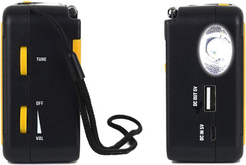 Kaito Voyager ECO Emergency Radio KA336 AM/FM NOAA Weather Alert, 5-Way Powered Solar Crank Radio Receiver
